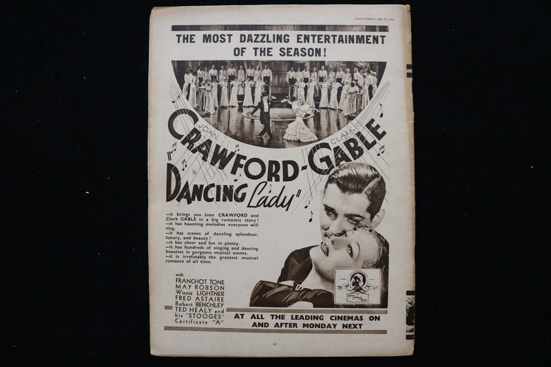 1934 MAY 11 FILM WEEKLY MAGAZINE - KATHERINE HEPBURN COVER - E 24641