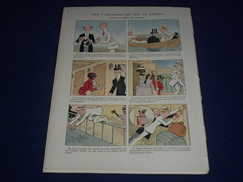 1908 SEPTEMBER 12 BLANCO Y NEGRO SPANISH MAGAZINE - NICE ILLUSTRATIONS - J 283