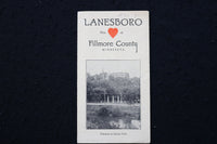 1920'S LANESBORO - FILLMORE COUNTY, MINNESOTA FOLD-OUT - K 1933