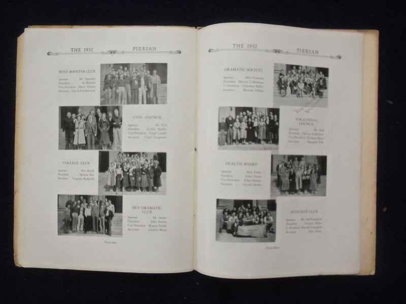 1932 PIERIAN MORTON HIGH SCHOOL YEARBOOK - RICHMOND, INDIANA - YB 1926F