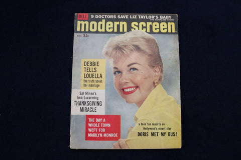 1957 NOVEMBER MODERN SCREEN MAGAZINE - DORIS DAY COVER - E 12773