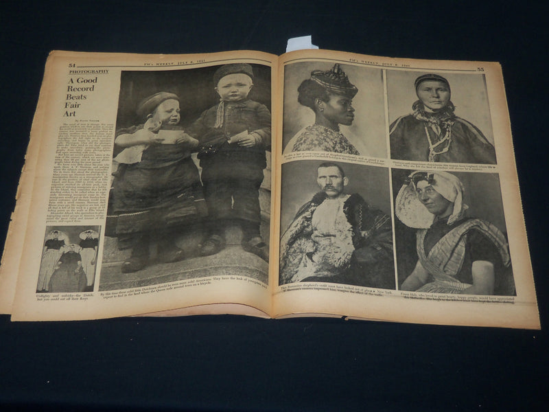 1941 JULY 6 PM'S WEEKLY NEWSPAPER SECTION 2 - CHUCK DRESSEN COVER - NP 4924