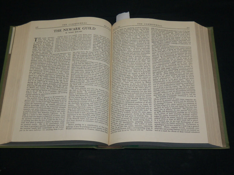 1930 MAY-OCTOBER THE COMMONWEALTH MAGAZINE BOUND VOLUME NO. 12 - R 384