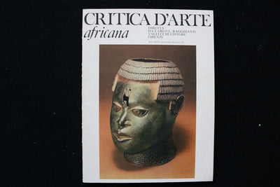 1981 CRITICA D'ARTE AFRICANA SOFTCOVER BOOK - KD 9825