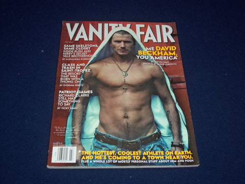 2004 JULY VANITY FAIR MAGAZINE - DAVID BECKHAM - SP 4397