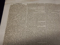 1833 JANUARY 9 THE LONDON TIMES NEWSPAPER - SWANSEA EARTHQUAKE - K 50