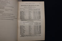 1905 IOWA OFFICIAL REGISTER - HARDCOVER BOOK - K 1774