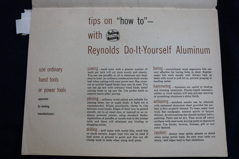 1959 PETER LIND HAYES HOME WORKSHOP SOFTCOVER BOOKLET - K 808