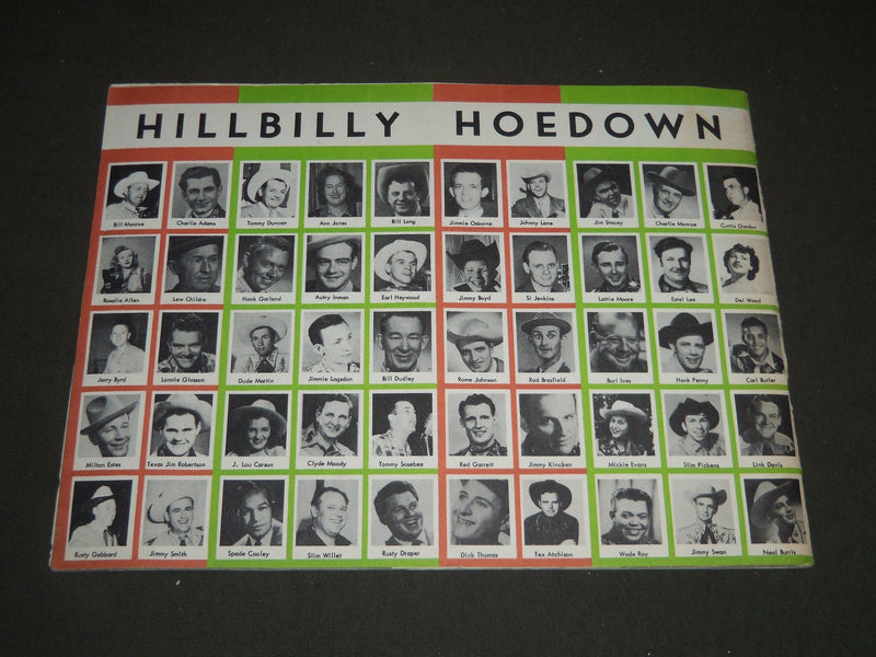 1954 SCRAPBOOK OF HILLBILLY & WESTERN STARS - WHLD JAMBOREE EDITION - ST 4769