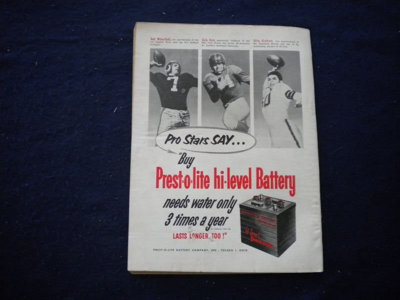 1952 FOOTBALL YEARBOOK MAGAZINE - BOB MATHIAS, STANFORD - B 439O
