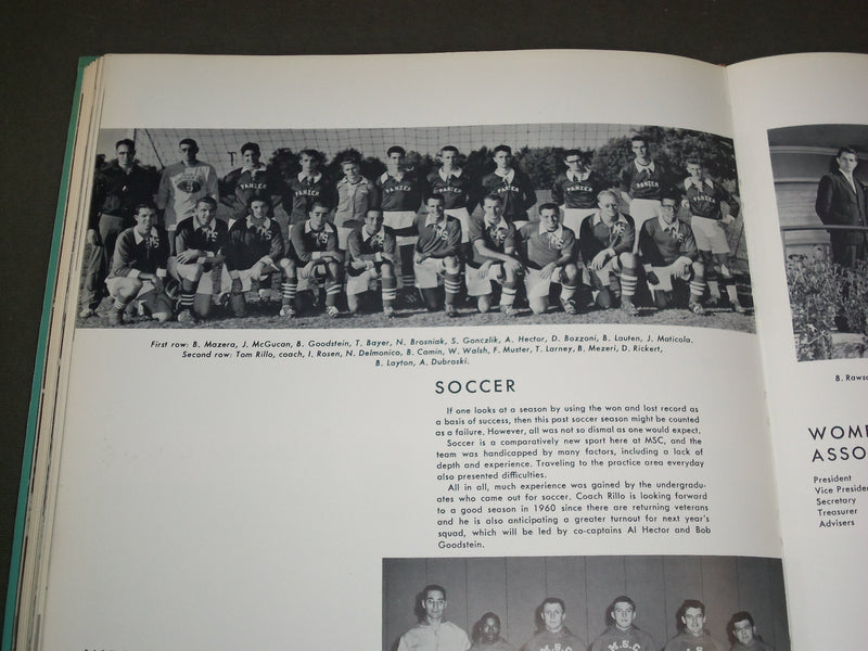 1960 LA CAMPANA MONTCLAIR STATE UNIVERSITY YEARBOOK - NEW JERSEY - YB 1126