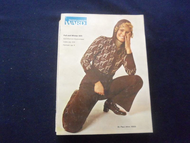 1971 FALL AND WINTER MONTGOMERY WARD CATALOG - ST. PAUL, MN EDITION - R 95B