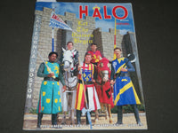 1986 ANGELS VS. REDSOX PLAYOFF BASEBALL PROGRAM - HALO MAGAZINE - J 2724