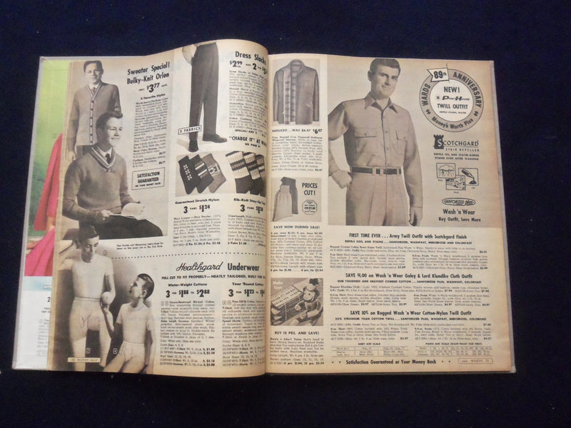 1961 FALL MONTGOMERY WARD BOOK OF VALUES CATALOG-HARDCOVER- KANSAS CITY,MO-R 96A
