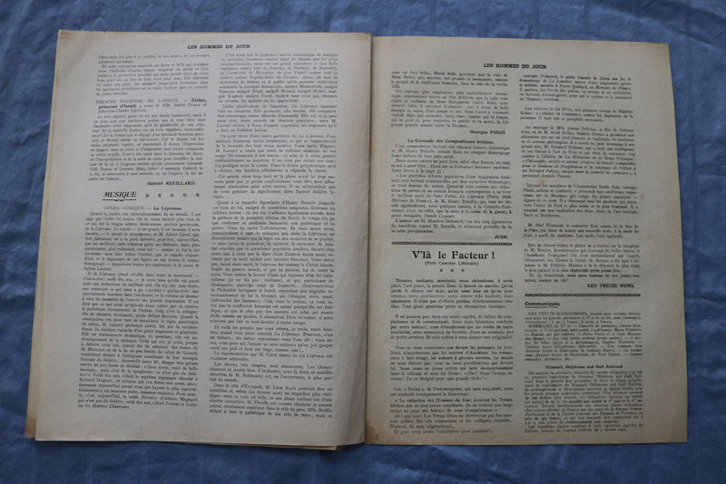 1912 FEBRUARY 17 LES HOMMES DU JOUR MAGAZINE - CECILE SOREL - FRENCH - NP 8644