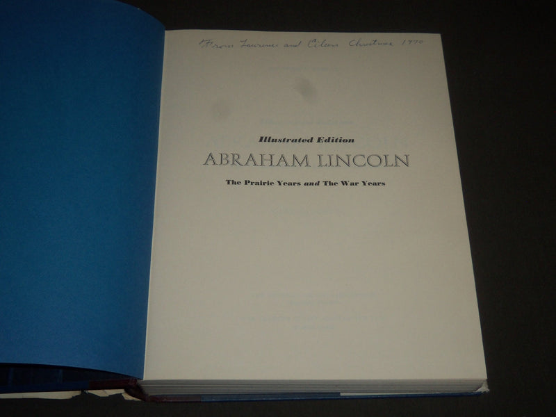 1970 ABRAHAM LINCOLN BY CARL SANDBERG BOOK - READER'S DIGEST EDITION - I 997