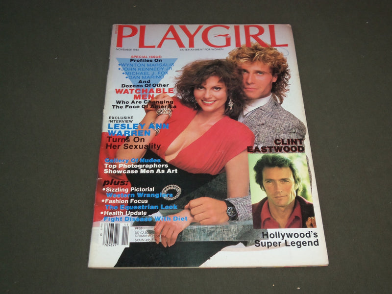 1985 NOVEMBER PLAYGIRL MAGAZINE - LESLEY ANN WARREN - SP 9271