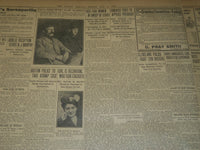 1908 MAY 17 THE BOSTON HERALD - ROBBINS EQUALLING WORLD'S HURDLE MARK - BH 70
