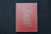 1945 TOM TOM OWEGO FREE ACADEMY YEARBOOK - OWEGO NEW YORK - HARDCOVER - YB 3481