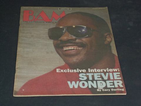 1985 OCTOBER 4 BAM MAGAZINE ISSUE NO. 216 - STEVIE WONDER COVER - SP 2882