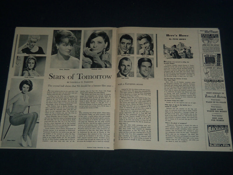 1963 DEC 29 NEW YORK JOURNAL AMERICAN WEEKLY MAGAZINE - KENNEDYS - NP 3797