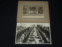 6 OLD GROUP PHOTOS - MOUNTED - #185