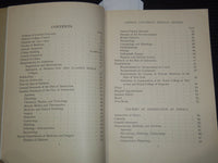 1901-1902 CORNELL UNIVERISTY MEDICAL COLLEGE ANNOUNCEMENT - NEW YORK - K 3100