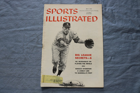 1958 MAY 5 SPORTS ILLUSTRATED MAGAZINE - BIG LEAGUE SECRETS 4 - ST 5506B