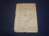 1877 NOVEMBER 4 LA LUNE ROUSSE NEWSPAPER - COMEDIEN LASSOUCHE - FRENCH - FR 3718