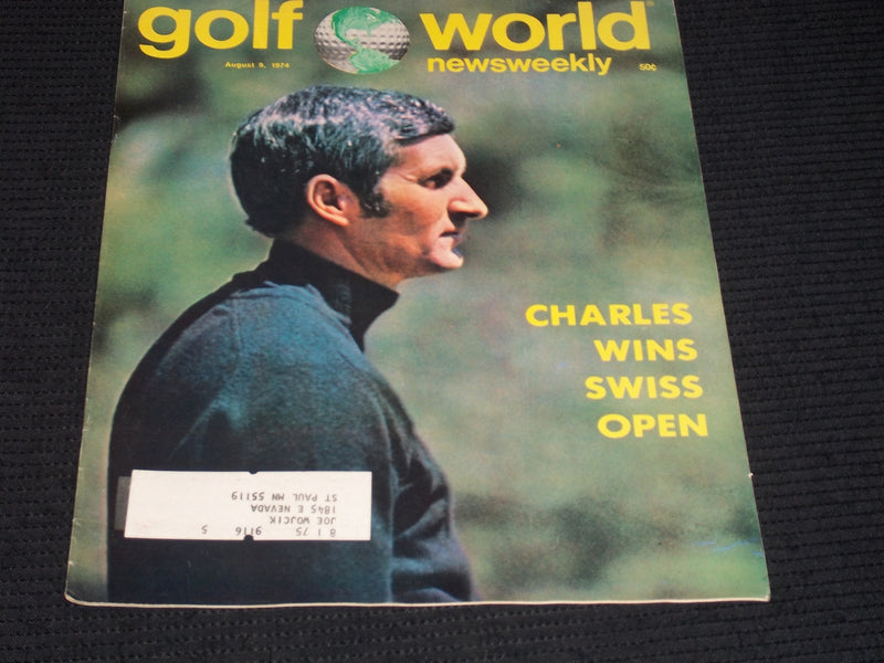 1974 AUGUST 9 GOLF WORLD NEWSWEEKLY MAGAZINE - BOB CHARLES - E 6183