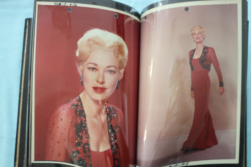 LINDA DARNELL - ELEANOR PARKER - YVONNE DECARLO SCRAPBOOK - E 26479