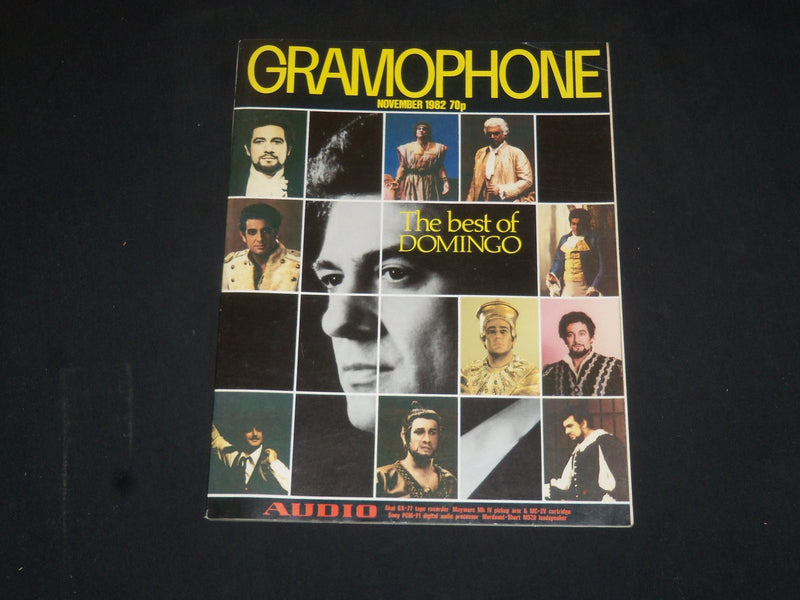 1982 NOVEMBER GRAMOPHONE MAGAZINE - THE BEST OF PLACIDO DOMINGO - SP 5916