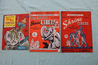 1940'S-1970'S CIRCUS PROGRAMS AND MAGAZINES - LOT OF 39 - O 3727