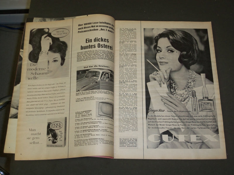 1961 MAR 28 FILM REVIEW (GERMAN) MAGAZINE - NICE PHOTOS, ARTICLES & ADS - B 4009
