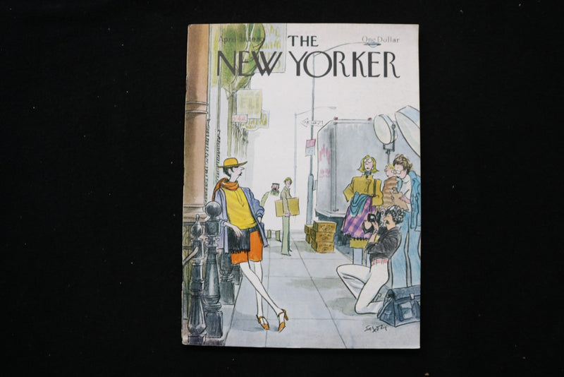 1980 APRIL 21 NEW YORKER MAGAZINE - GREAT ILLUSTRATED COVER - NY 3021