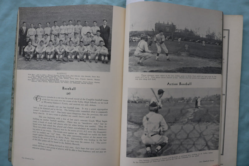 1933 THE BREIDIN COUGLIN HIGH SCHOOL YEARBOOK - WILKES-BARRE, PA - YB 3595