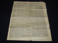 1865 JANUARY 18 THE HOME WEEKLY NEWSPAPER - CIVIL WAR COVERAGE - NP 8992