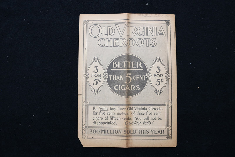 1901 HOWARD ATHENAEUM PROGRAMS - LOT OF 5 - BOSTON, MASSACHUSETTS - K 2275