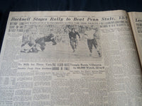 1934 NOV 25 PHILADELPHIA RECORD NEWSPAPER SPORTS SECTION - NOTRE DAME- NT 7251