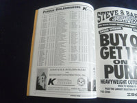1995 OCTOBER 14 FOOTBALL PROGRAM - PURDUE UNIV VS PENN STATE UNIV - SP 1216U