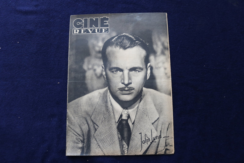 1949 MAY 6 CINE REVUE MAGAZINE - BETTY GRABLE - FRENCH COVER - E 23887