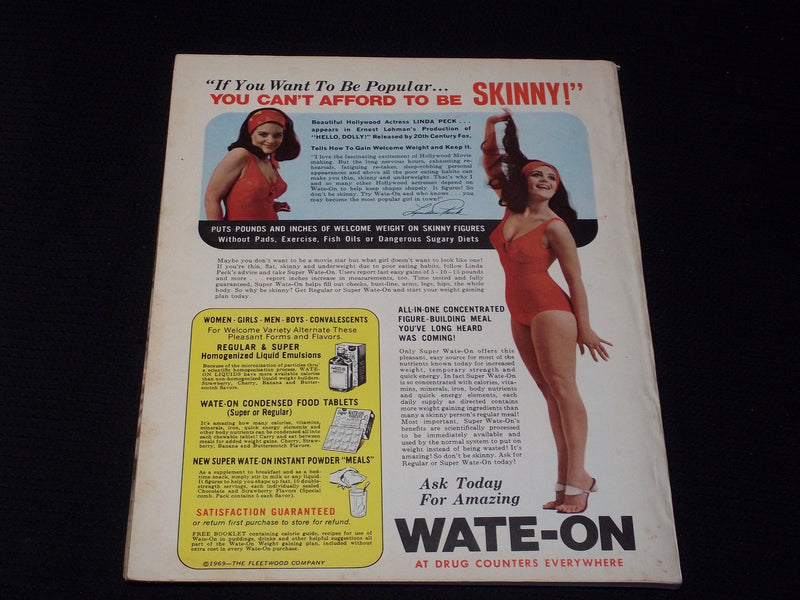 1969 JULY PHOTOPLAY MAGAZINE - JACKIE'S LOVE NEST FRONT COVER - E 897
