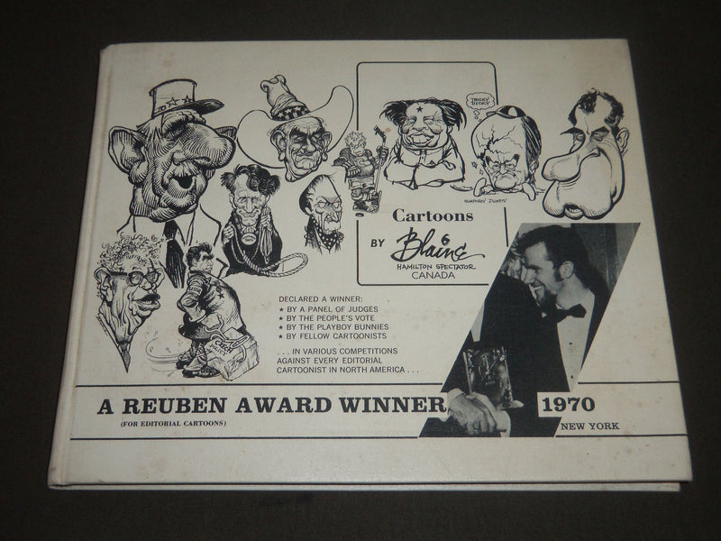 1970 CARTOONS BY BLAINE HARDCOVER BOOK - NICE ILLUSTRATIONS - KD 4032