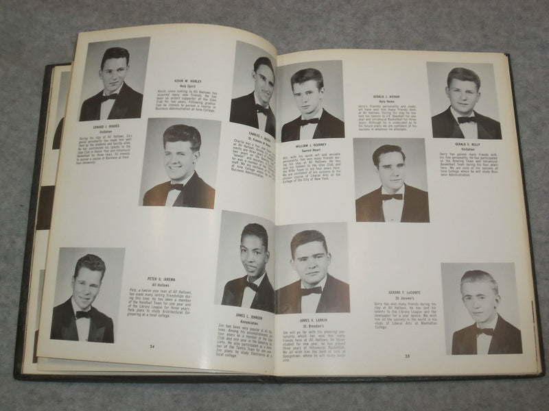1958 HALLOWEEN ALL HALLOWS HIGH SCHOOL YEARBOOK - BRONX, NY - YB 1996