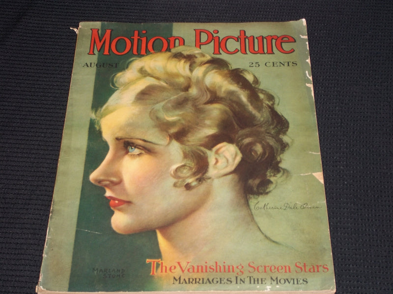 1930 AUGUST MOTION PICTURE MAGAZINE - CATHERINE DALE OWEN FRONT COVER - E 1516