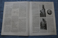 1919 OCT 19 LE MONDE ILLUSTRE MAGAZINE-LE ROI D'ESPAGNE A VERDUN -FRENCH-NP 8439