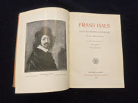 1921 FRANS HALS HARDCOVER BOOK - GERMAN TEXT - KD 8349