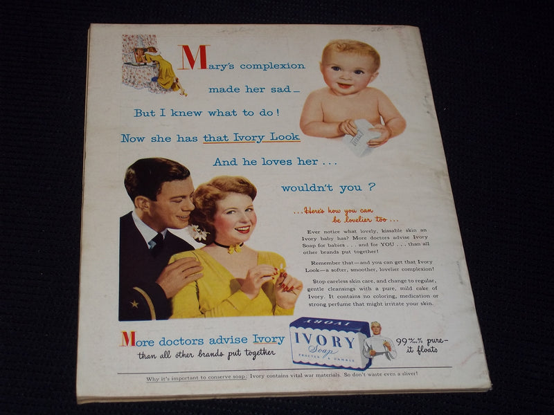 1945 JUNE SCREEN ROMANCES MAGAZINE - BETTY GRABLE COVER - E 16544