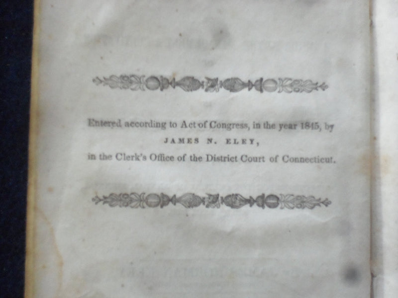 1845 THE AMERICAN FLORIST HARDCOVER BOOK BY JAMES NORMAN ELEY - KD 8746