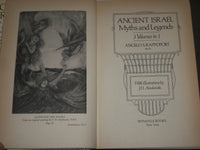 1987 ANCIENT ISRAEL MYTHS & LEGENDS BY ANGELO S. RIPPOPORT BOOK - I 1334
